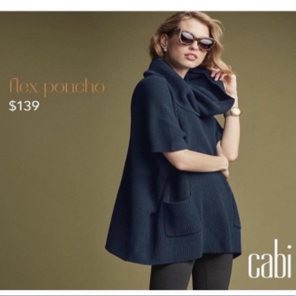 CAbi Sweaters - Cabi Flex Poncho xs/s